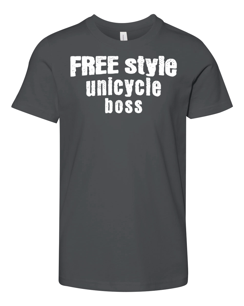 Free Style Unicycle Boss Youth Unisex Jersey Tee