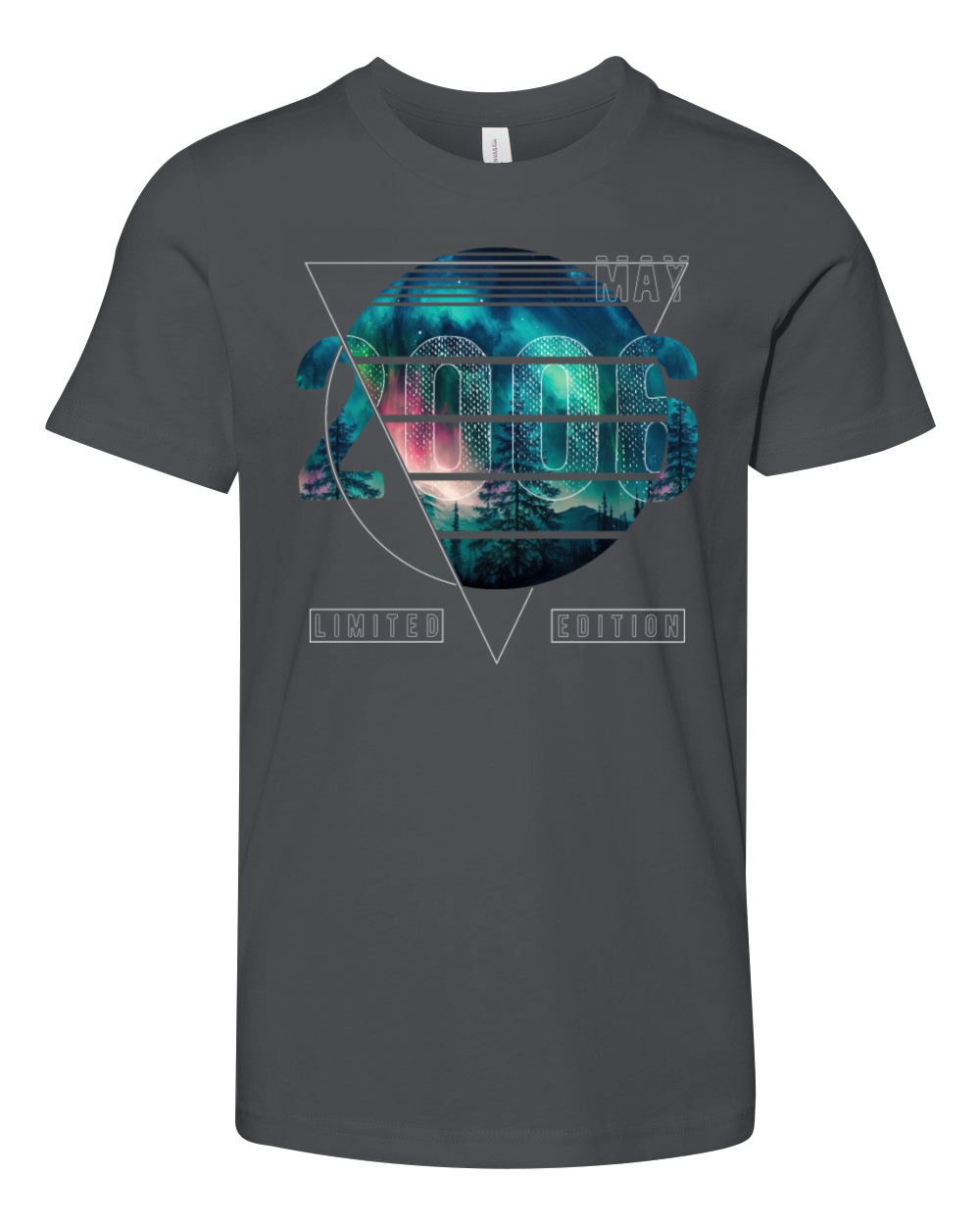 Limited Edition 2006 May Birthday Polar Lights Youth Unisex Jersey Tee