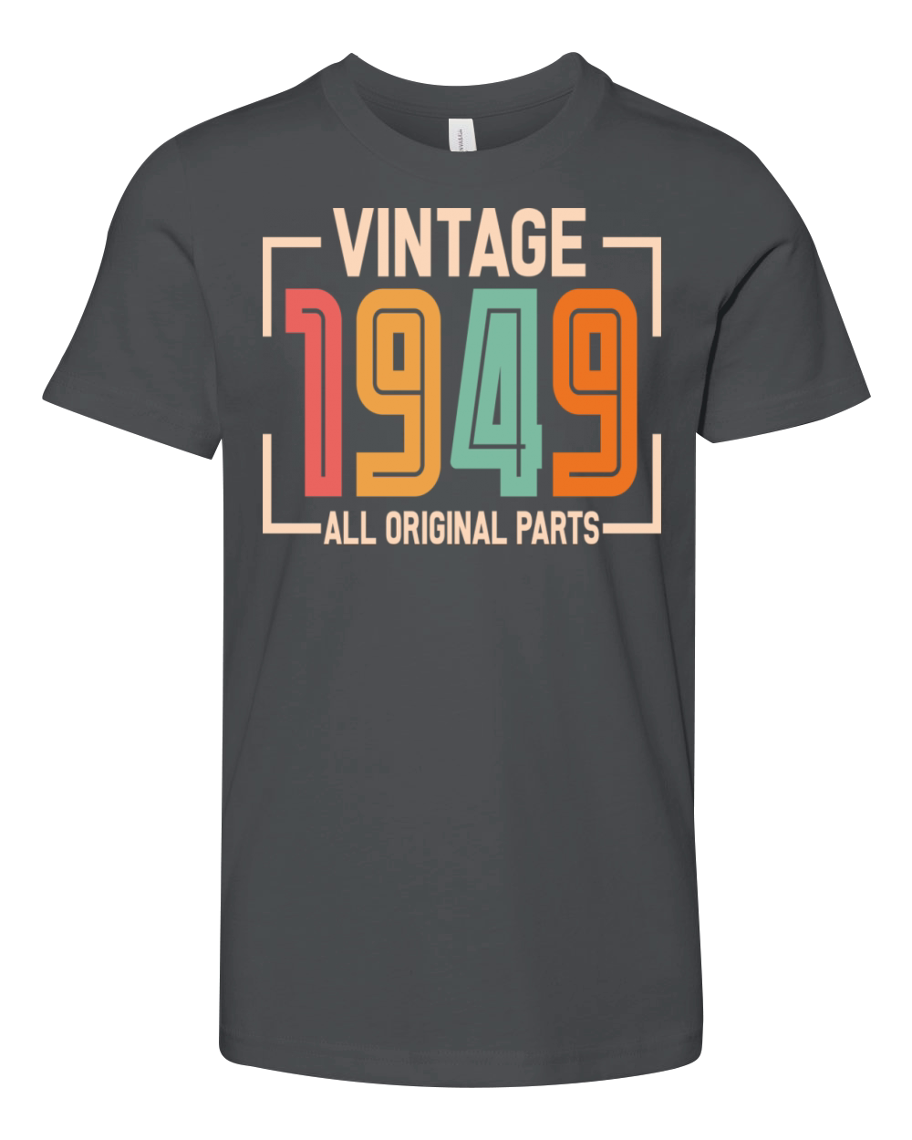 Vintage 1949 All Original Parts Youth Unisex Jersey Tee
