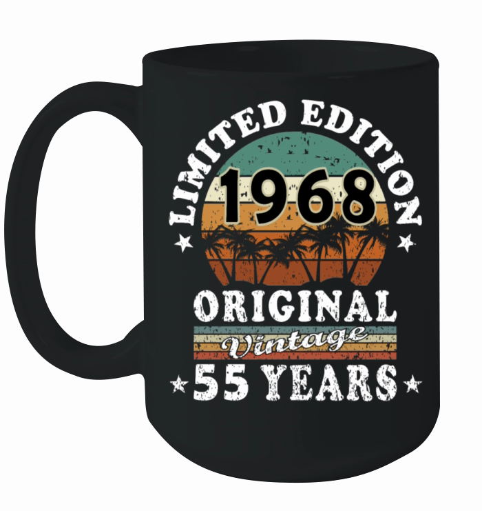 1968 55 years anniversary gift Ceramic Mug