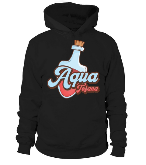 Aqua Tofana Vintage Poison Bottle Line Art Crime Hoodie Unisex