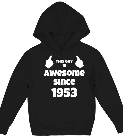 70th Birthday Vintage 1953 Kids Hoodie