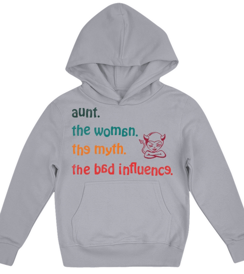 aunt the woman the myth the bad influence vintage Kids Hoodie