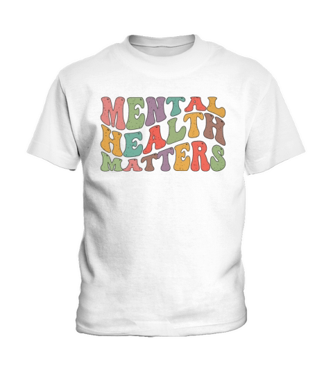 Mental Health Mental Health Matters Awareness Kids T-Shirt
