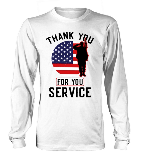 Veterans Day Thank You For Your Service Long sleeved Unisex