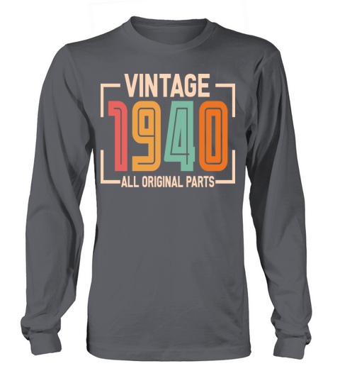 Vintage 1940 All Original Parts Long sleeved Unisex