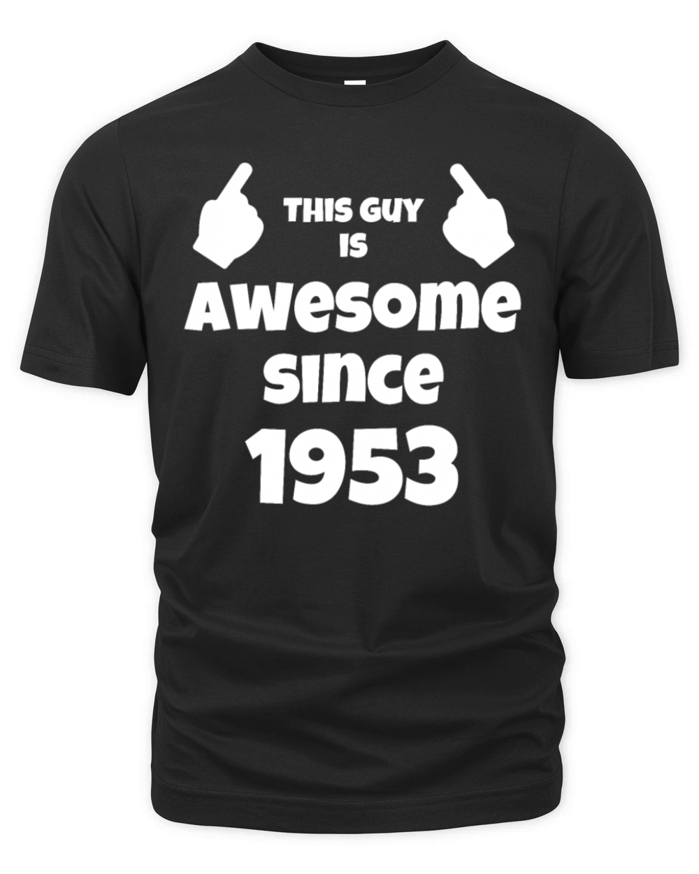 70th Birthday Vintage 1953 Organic Unisex T-shirt