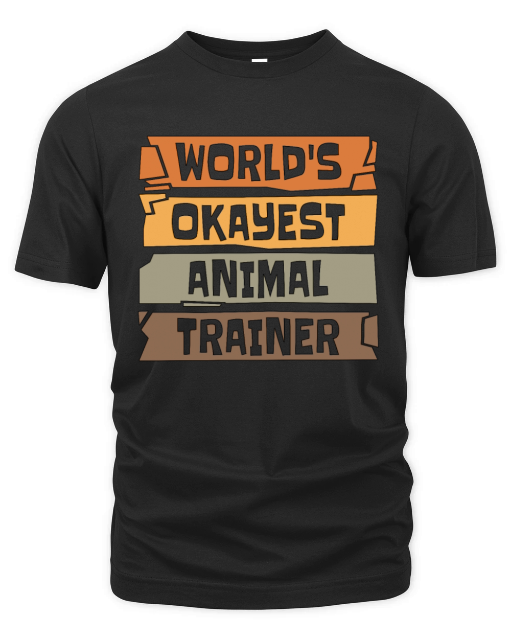 Animal Trainer Worlds Okayest Animal Zookeeper Organic Unisex T-shirt