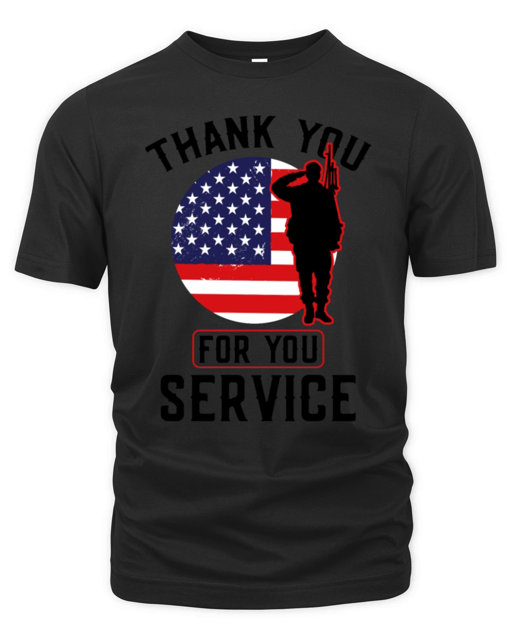 Veterans Day Thank You For Your Service Organic Unisex T-shirt