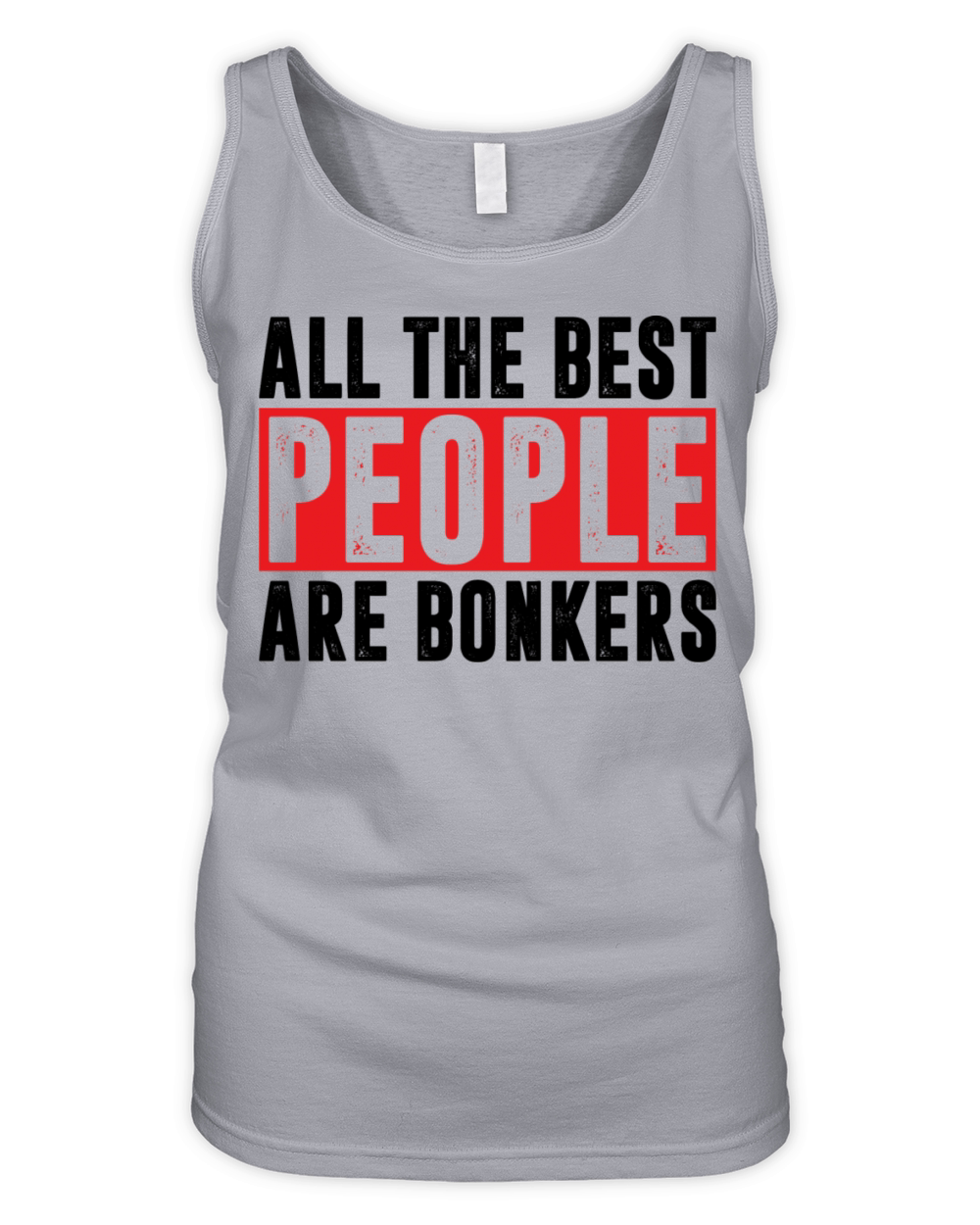 Alice Quote Crazy People Bonkers Best Wonderland Organic Women's Tank Top
