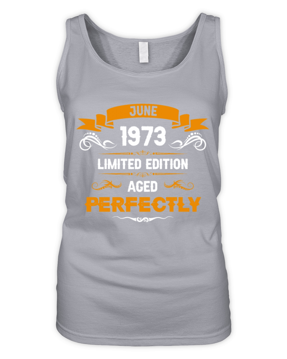 June 1973 Vintage Birthday Present Organic Women's Tank Top