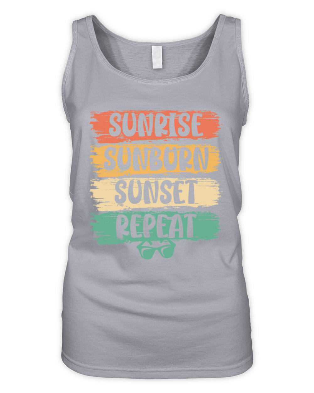 Summer Season Tropical Vacation Beach Summertime Organic Women's Tank Top