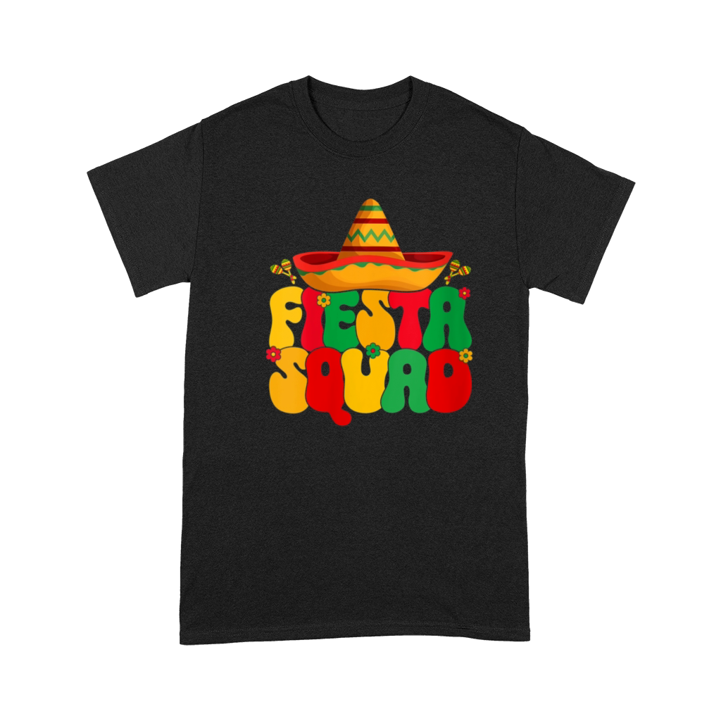 Fiesta Squad Cinco De Mayo 5th May Mexican Groovy Premium T-shirt
