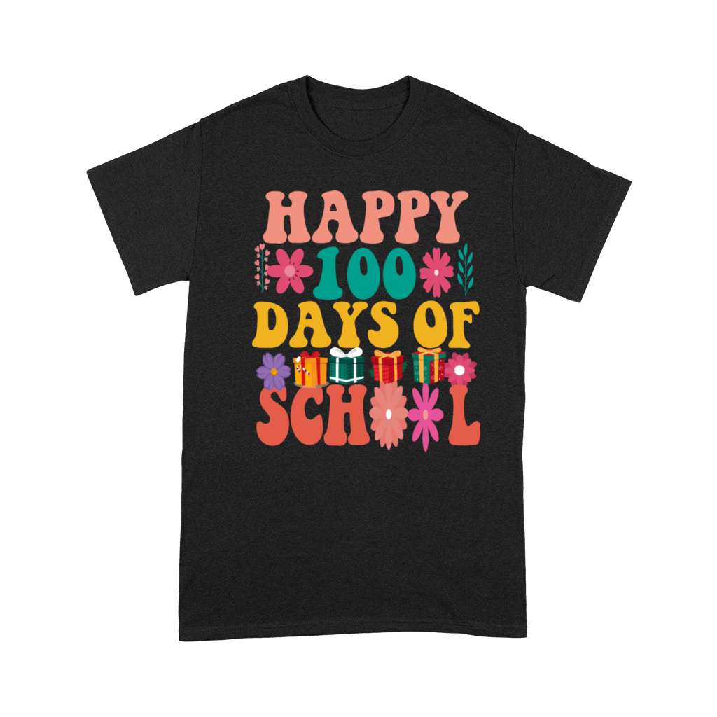 Happy 100 Day Of School Teacher Education Vintage Premium T-shirt