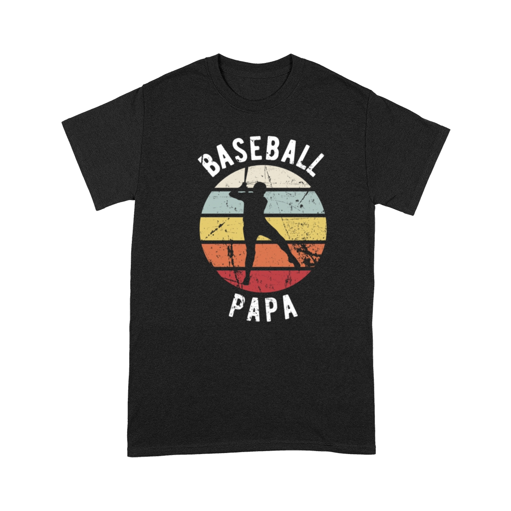 Retro Vintage - Sports Fan - Funny Baseball Papa Premium T-shirt