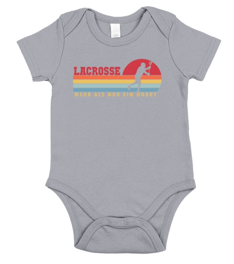 Lacrosse mehr als ein Hobby Fan Mom Goalie Short Sleeve Baby One-Piece