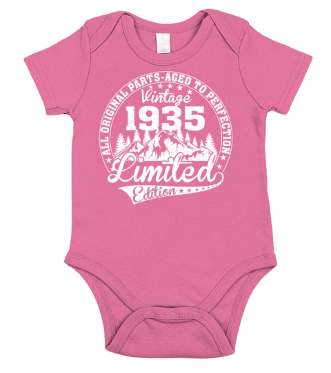 VINTAGE 1935-LIVING LEGEND Short Sleeve Baby One-Piece
