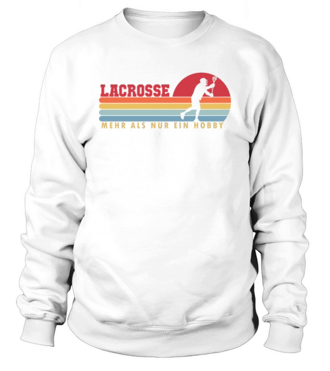 Lacrosse mehr als ein Hobby Fan Mom Goalie Sweatshirt Unisex