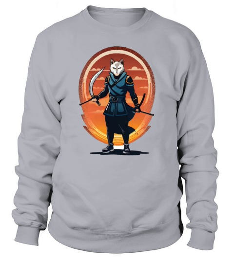 shinobi cat Sweatshirt Unisex