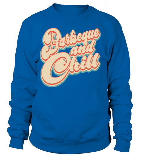 Vintage Barbeque and Chill Patriotic 4th of July Sweatshirt Unisex