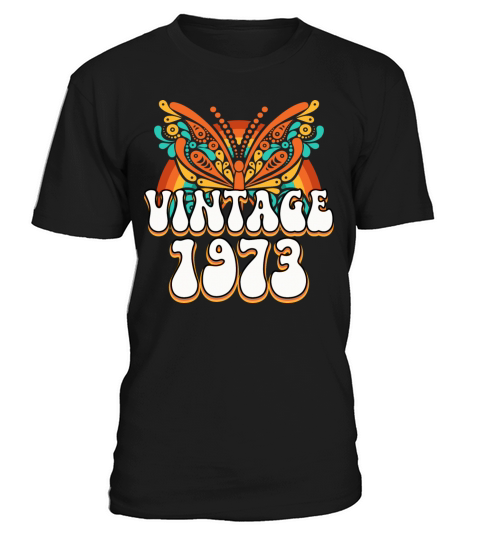 Colorful Retro 50 Years Woman 1973 50th Birthday T-Shirt Unisex