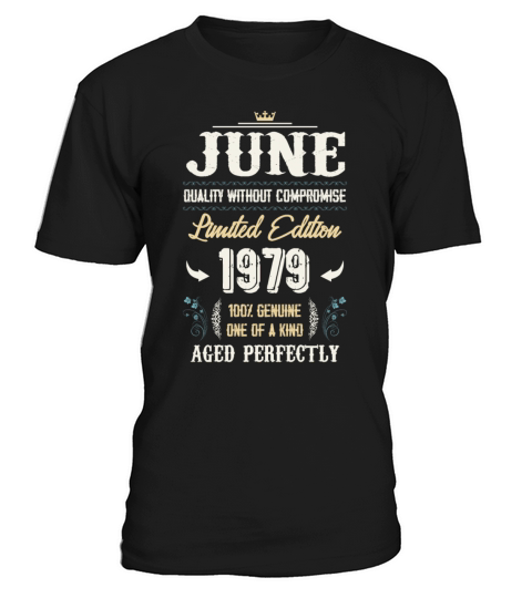 June 1979 Vintage Birthday Present T-Shirt Unisex