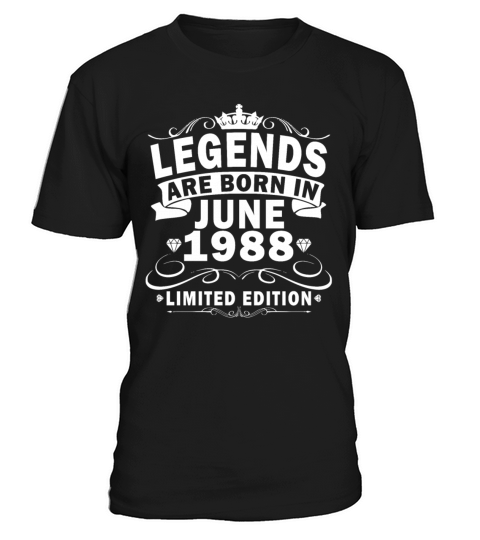 June 1988 Anniversary June T-Shirt Unisex