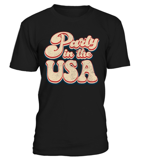 Vintage Classic Party in the USA Patriotic 4th of T-Shirt Unisex