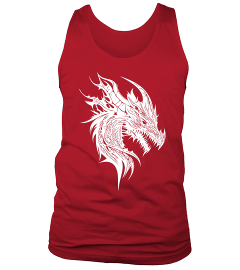 Grim Vintager Dragon In Nature Scale Dress Tank Top Unisex