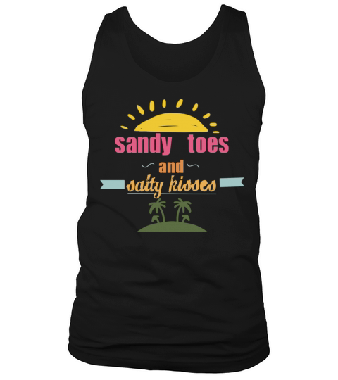 Summer Quotes With Palm Trees Design Tank Top Unisex