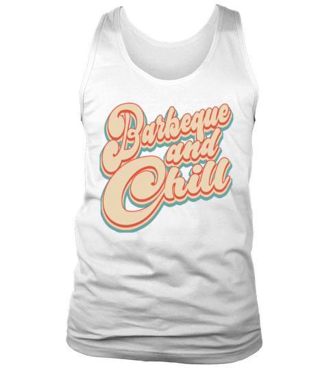 Vintage Barbeque and Chill Patriotic 4th of July Tank Top Unisex