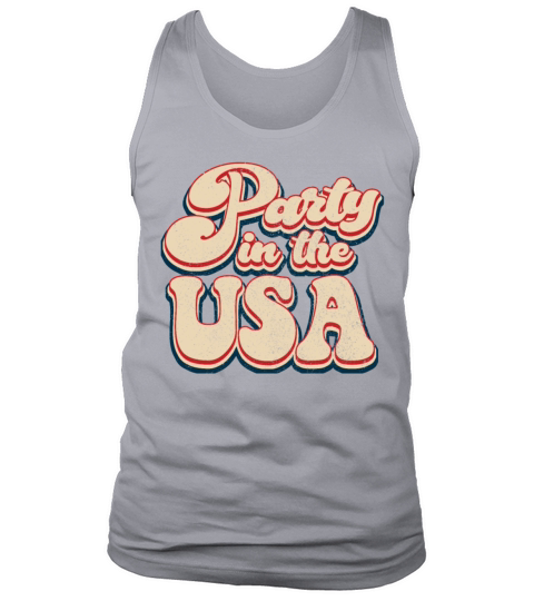 Vintage Classic Party in the USA Patriotic 4th of Tank Top Unisex