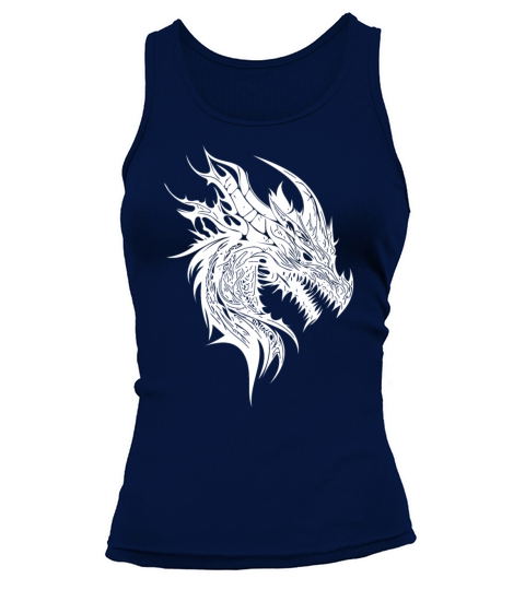 Grim Vintager Dragon In Nature Scale Dress Tank top Woman