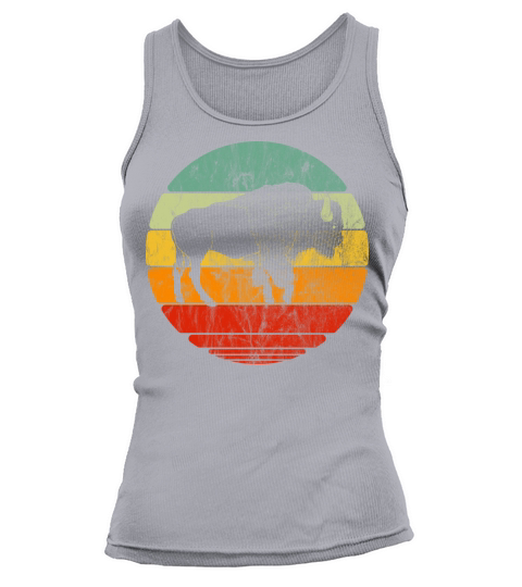 Retro Vintage Bison Tank top Woman