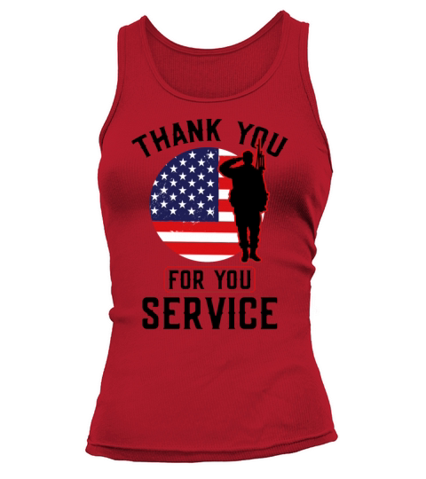 Veterans Day Thank You For Your Service Tank top Woman