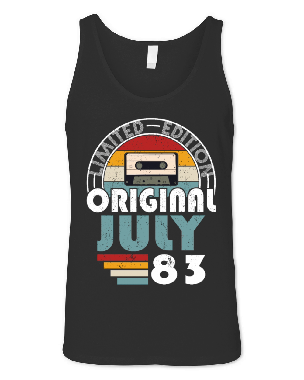 40th birthday july 1983 original 1983 Unisex Jersey Tank