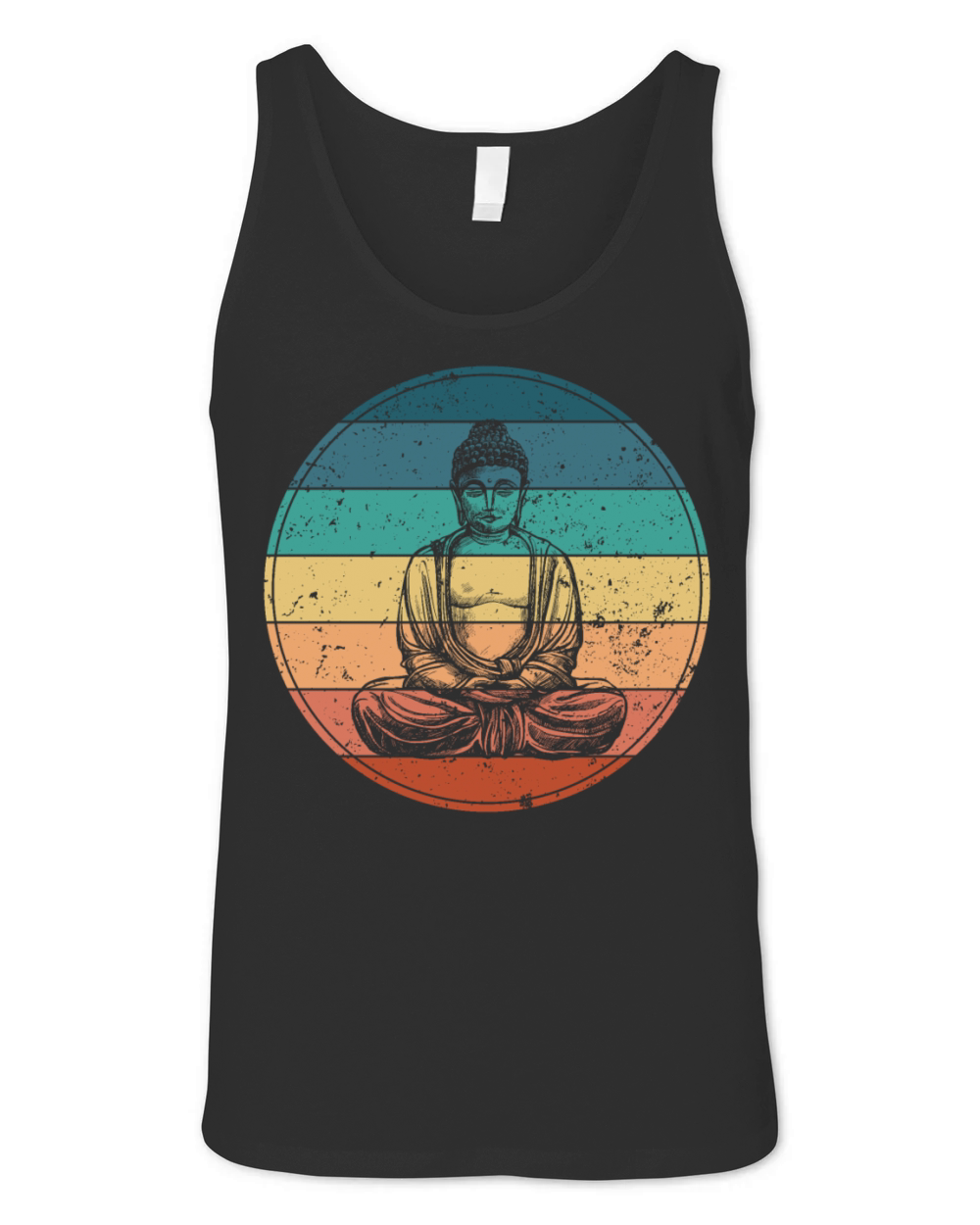 Bouddha vintage - Bouddha love Unisex Jersey Tank