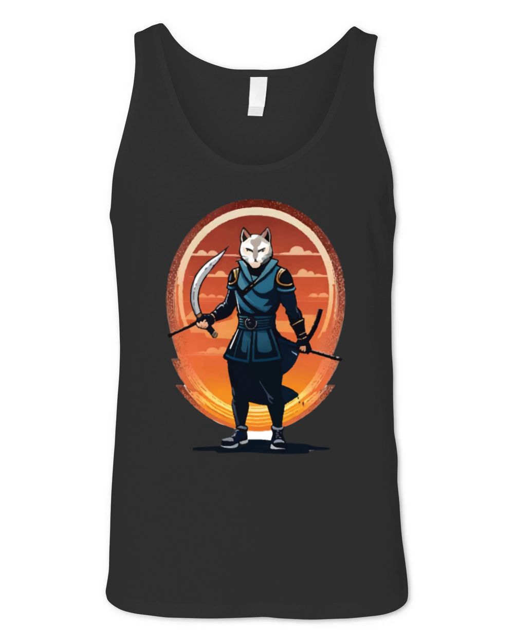 shinobi cat Unisex Jersey Tank