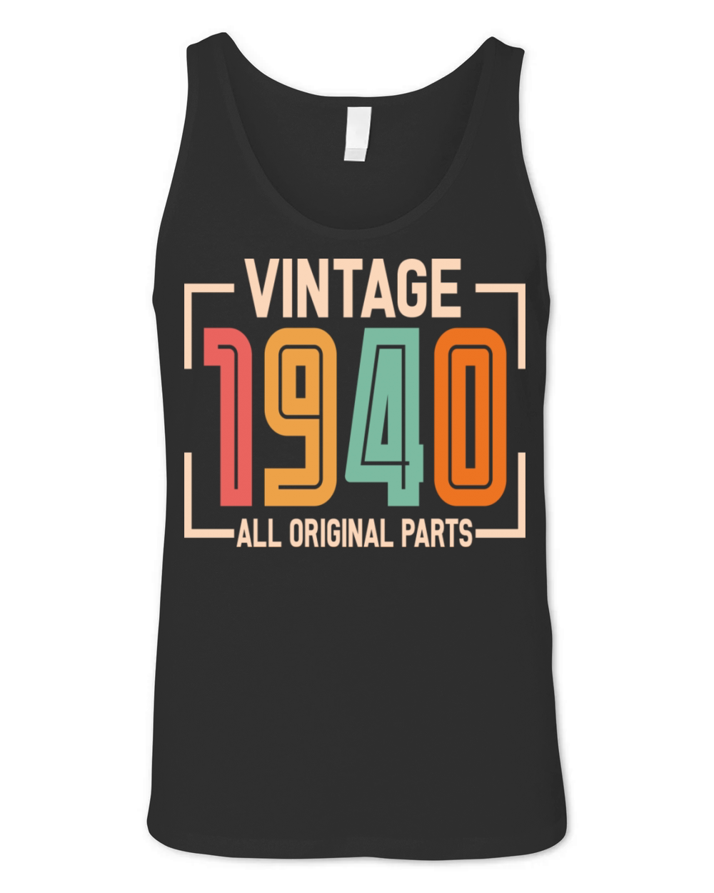 Vintage 1940 All Original Parts Unisex Jersey Tank