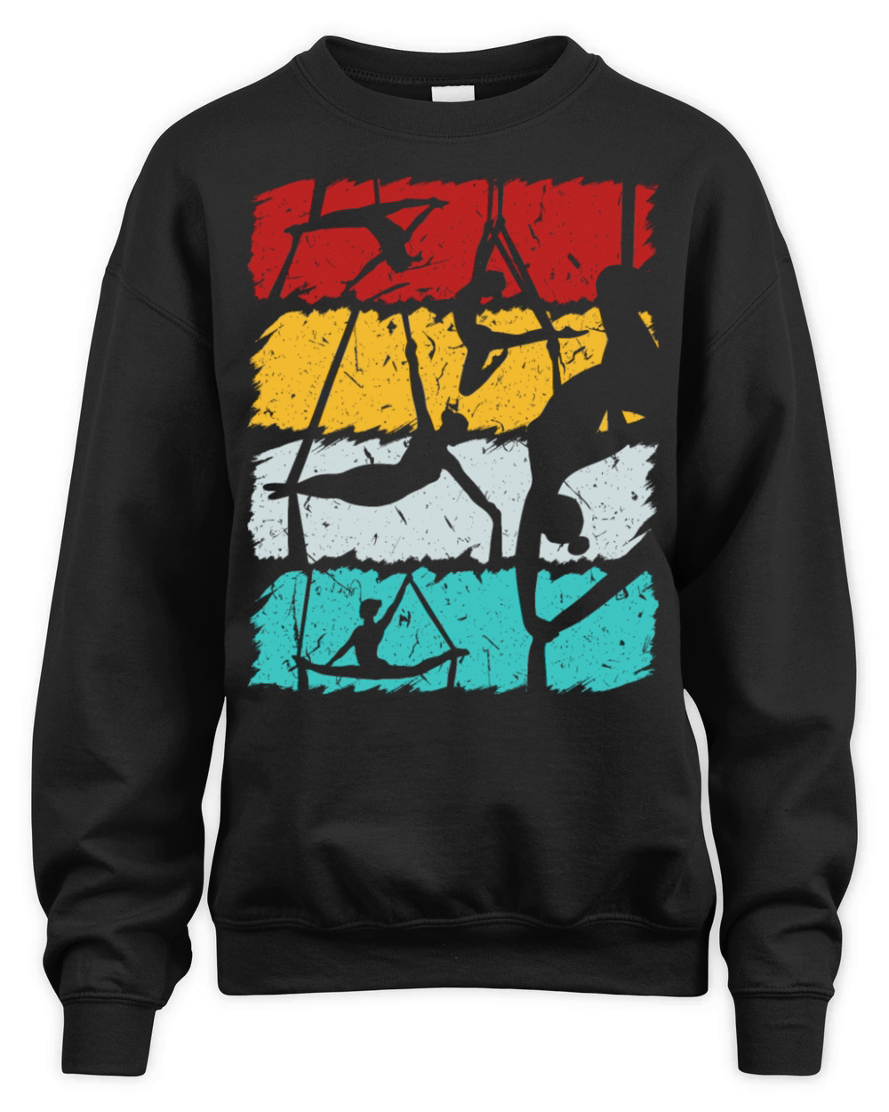 Aerialist Vintage Air Yoga Acrobatics Women Aerial Unisex Premium Crewneck Sweatshirt