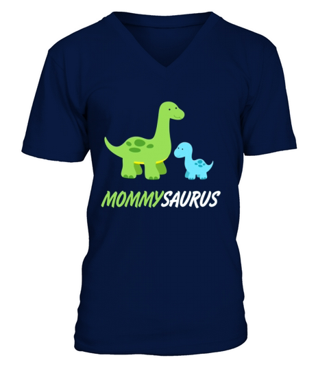 Mommysaurus Cute And Sweet Mom Family Dino V-Neck T-shirt