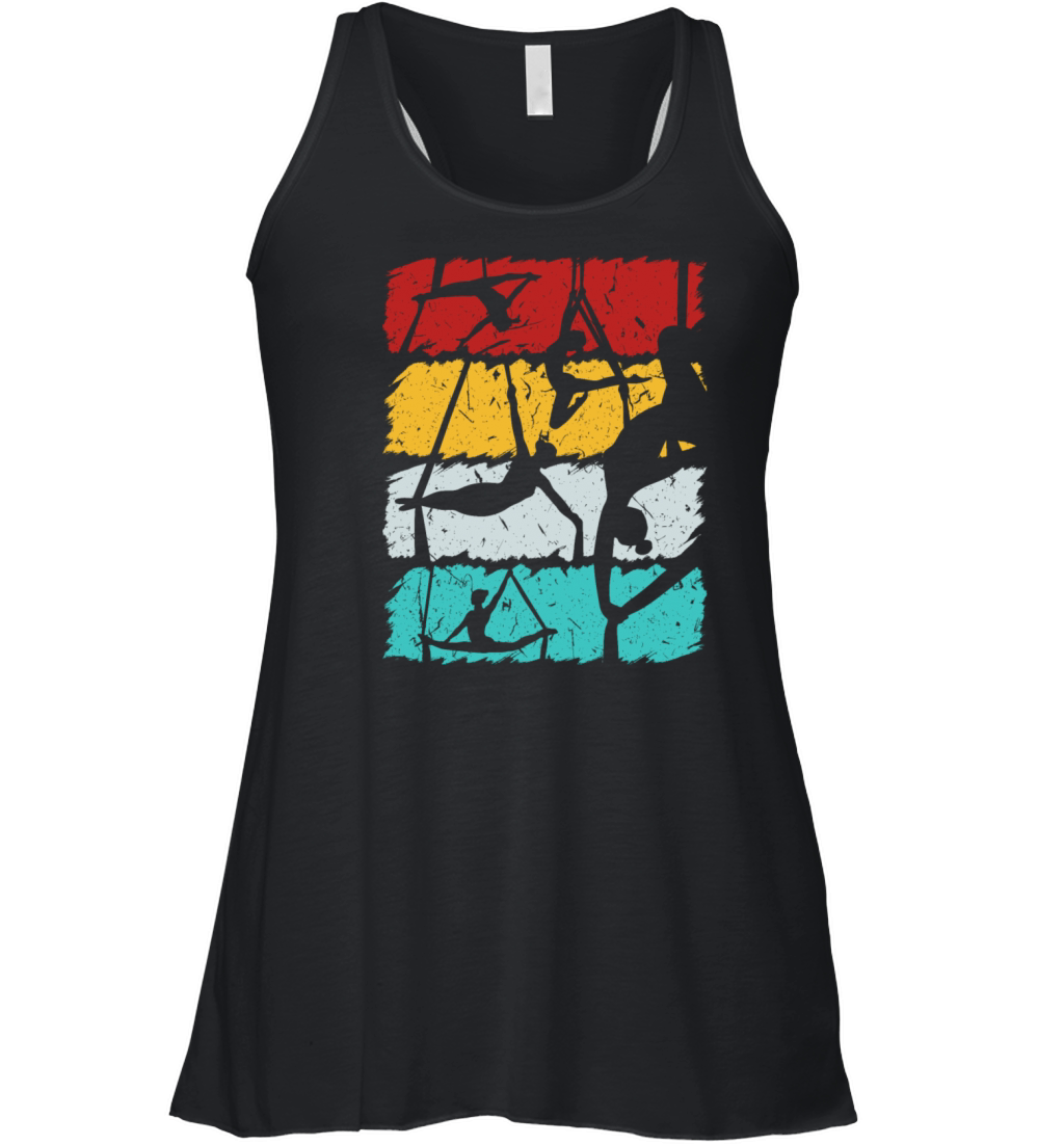 Aerialist Vintage Air Yoga Acrobatics Women Aerial Women's Flowy Tank Top