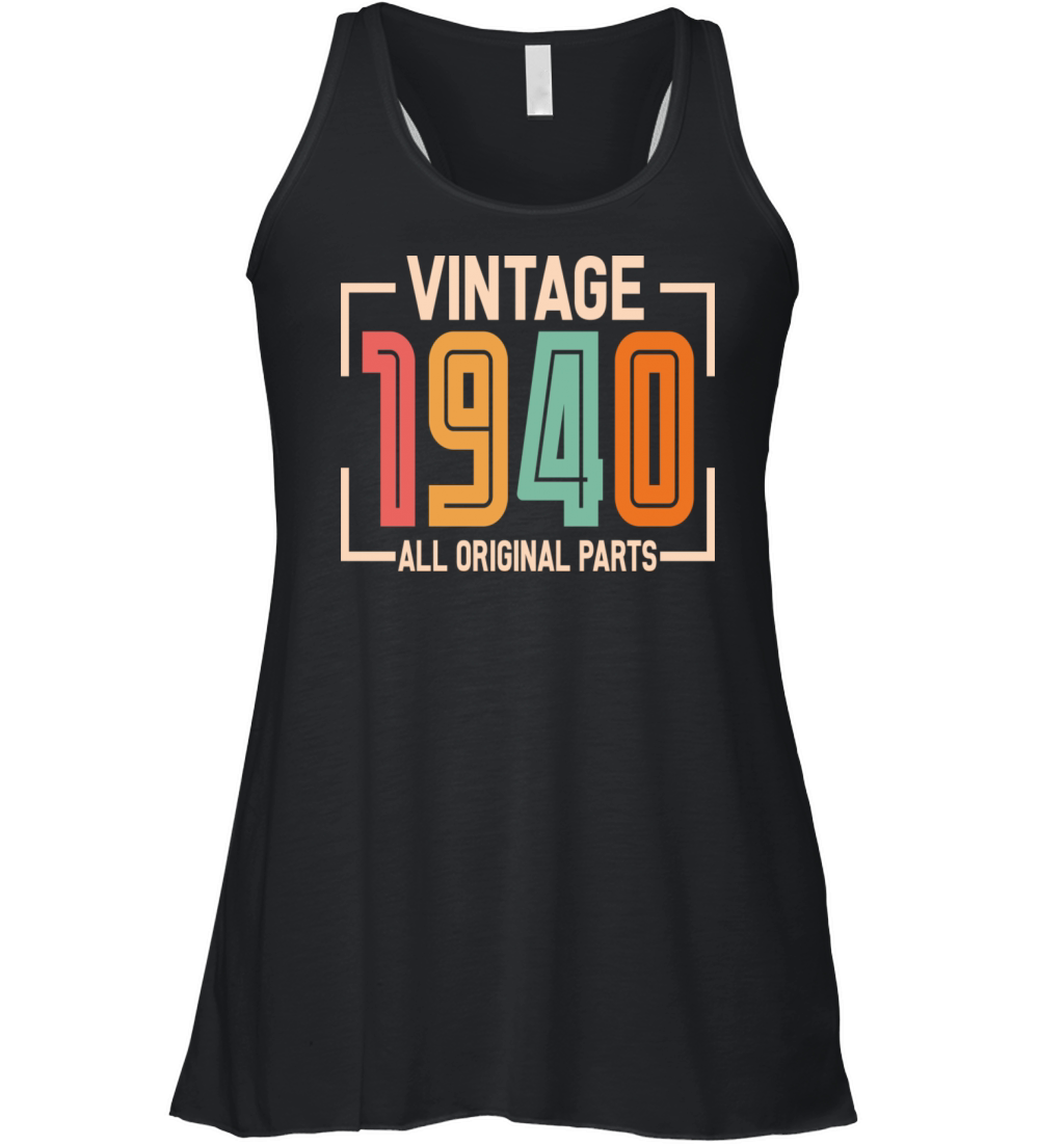 Vintage 1940 All Original Parts Women's Flowy Tank Top