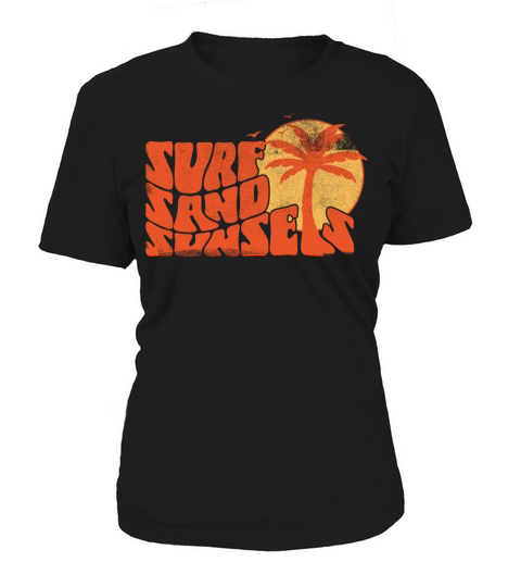 Retro Surf Sand Sunsets Women's T-Shirt