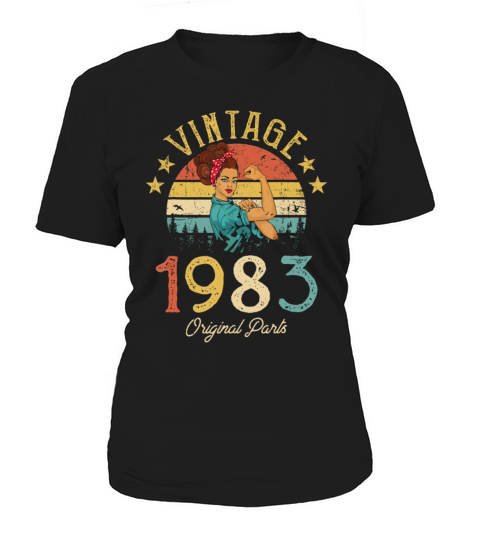 Vintage 1983 Made In 1983 39th Birthday Women 39 Y Women's T-Shirt