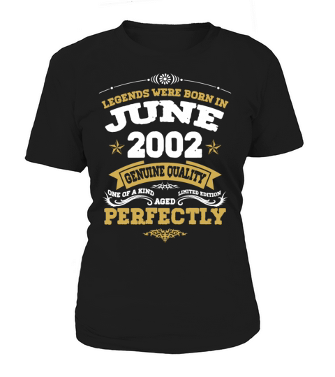 Vintage Aged To Perfection June 2002 Women's T-Shirt