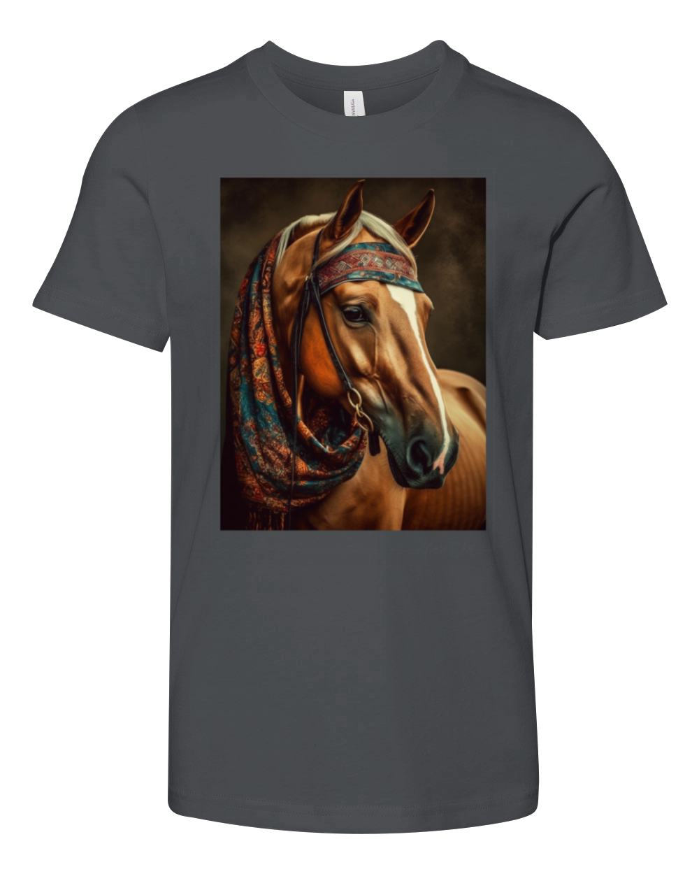 horse vintage style Youth Unisex Jersey Tee