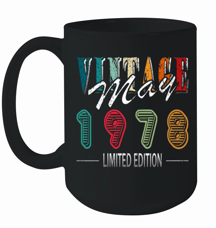 Birthday May 1978 Limited Edition Vintage Ceramic Mug