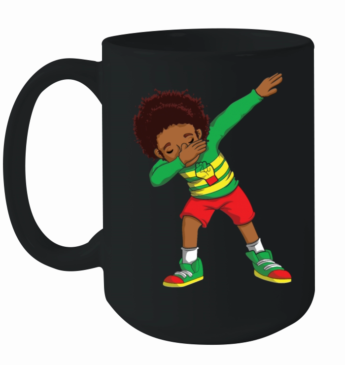 Kids Dab Celebrate Juneteenth Black History Ceramic Mug
