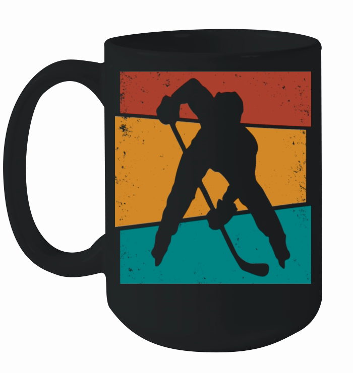 Retro Vintage Hockey Ceramic Mug
